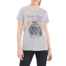 Queen Kerosin T-Shirt - Racer Girls Grau XL