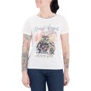 T-shirt Queen Kerosin - Racer Girls Blanc