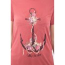 T-shirt Queen Kerosin - Rouge Ancre L