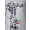 Chemise à manches longues Queen Kerosin - Cry Baby Gris