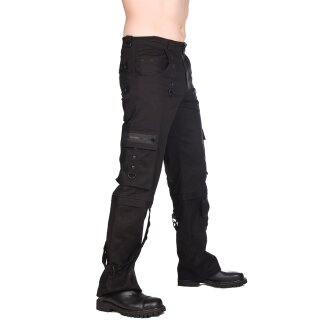Black Pistol Jeans Trousers - Pyramide Pants Denim 34
