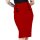 Jupe crayon taille haute Steady Clothing - Vivian Wiggle Rouge