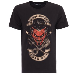 King Kerosin Regular T-Shirt - Devil Inside L