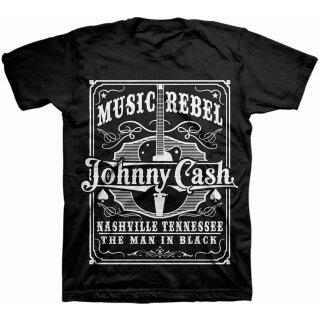 T-shirt Johnny Cash - Music Rebel L