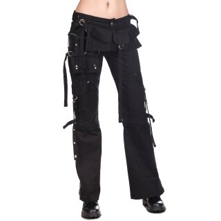 Close Pants Stripe Grau Gestreift Black Pistol Punk Gothic Goth Jeans Hose 