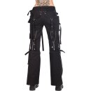 Black Pistol Ladies Jeans Trousers - Belt Bag Denim