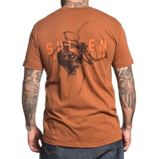 Camiseta de Sullen Clothing - Mordida de araña Rusty Brown L