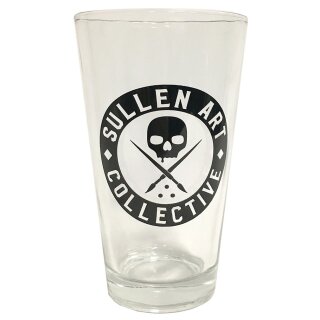 Sullen Clothing Pint Glass - Badge of Honor