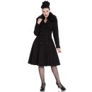 Hell Bunny Vintage Coat - Milan Black L