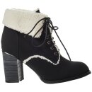 Dancing Days Winter Ankle Boots - Fill Your Heart Black