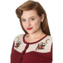Dancing Days Cardigan - Young Love Bordeaux