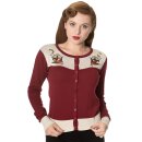 Dancing Days Cardigan - Young Love Bordeaux S/M