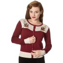 Dancing Days Cardigan - Giovane amore rosso scuro