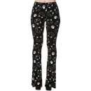 Banned Flared Trousers - Purrrrfect Kitty Flare XS