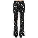 Banned Flared Trousers - Purrrrfect Kitty Flare S