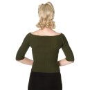 Dancing Days Vintage Sweater - Wickedly Wonderful Olive Green