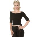 Pull Vintage Dancing Days - Wickedly merveilleux noir S