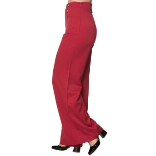 Dancing Days Marlene Trousers - Stay Awhile Red L