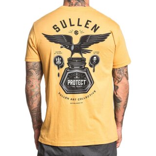 Sullen Clothing T-Shirt - Bound By Blood Mustard Yellow XL