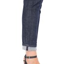 Queen Kerosin Pantaloni Jeans - Lavaggio con cimosa alluvetta