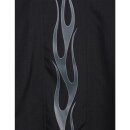 Ropa de Steady Clothing Camisa de bolos vintage - Flame N Hot Black XL