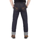 King Kerosin Jeans Trousers - Authentic Selvedge Dark Blue W31 / L38