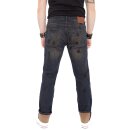 King Kerosin Jeans Trousers - Rust And Dust W31 / L34