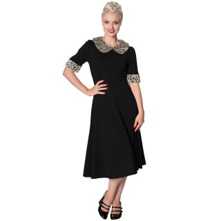Dancing Days Vintage Dress - Caviar Black XL