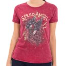 Queen Kerosin T-Shirt - Speed Angel Wine Red S