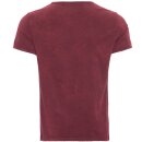 King Kerosin Vintage T-Shirt - Racer Edge Wine Red