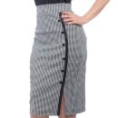 Steady Clothing High-Waist Pencil Skirt - Sarina Houndstooth M