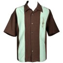 Steady Clothing Vintage Bowling Shirt - The Sammy Brown