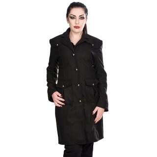 Black Pistol Ladies Coat - Moon Coat