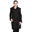 Abrigo negro para mujer de pistola - Abrigo de luna XL