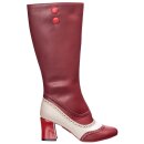 Dancing Days Vintage High Boots - Say My Name Burgundy