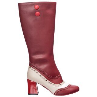 Dancing Days Vintage Boots - Say My Name Burgundy 36