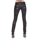 Bloodletting Pantaloni Jeans Donna Jeans - Tight Zip Hipster Art Denim