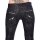 Bloodletting Ladies Jeans Pants - Tight Zip Hipster Art Denim 34