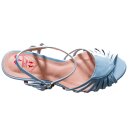 Dancing Days Strapped Heels - Amelia Baby Blue 36