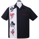 Steady Clothing Vintage Bowling Shirt - Bettie Page Card...