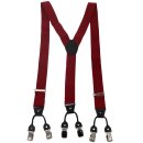 Banned Suspenders - Rockabilly Braces Red