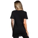 Sullen Abbigliamento Donna T-Shirt - Distintivo dOnore Porto Nero L