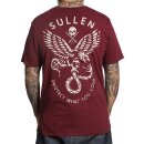 Maglietta Abbigliamento Sullen - Engage Burgundy Red S