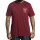 Maglietta Abbigliamento Sullen - Engage Burgundy Red XL