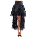 Falda burlesca de encaje - Elvira negra S