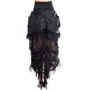 Burleska Burlesque Lace Skirt - Elvira Black XL