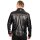 Black Pistol Faux Leather Biker Jacket - Rockers S