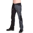Black Pistol Jeans Trousers - Freak Pants Sriped Grey 34