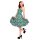 Dancing Days neckholder dress - Blu Floreale 3XL