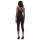 Voodoo Vixen Capri Overalls - Connie Jumpsuit Black XXL